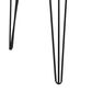 Maple and Jade Accent End Table with Hairpin Legs in Brown and Black, , large