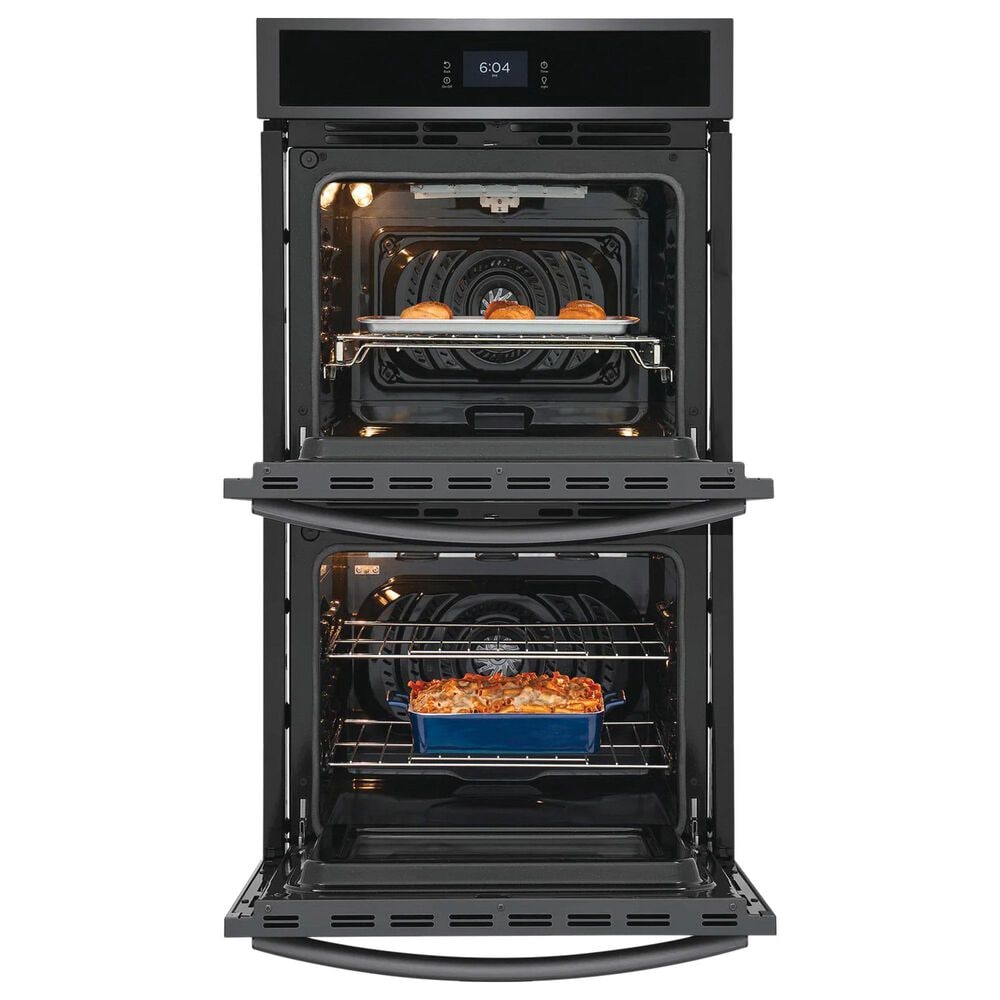 Frigidaire Gallery 27&#39;&#39; Double Electric Wall Oven with Total Convection in Black Stainless Steel, , large