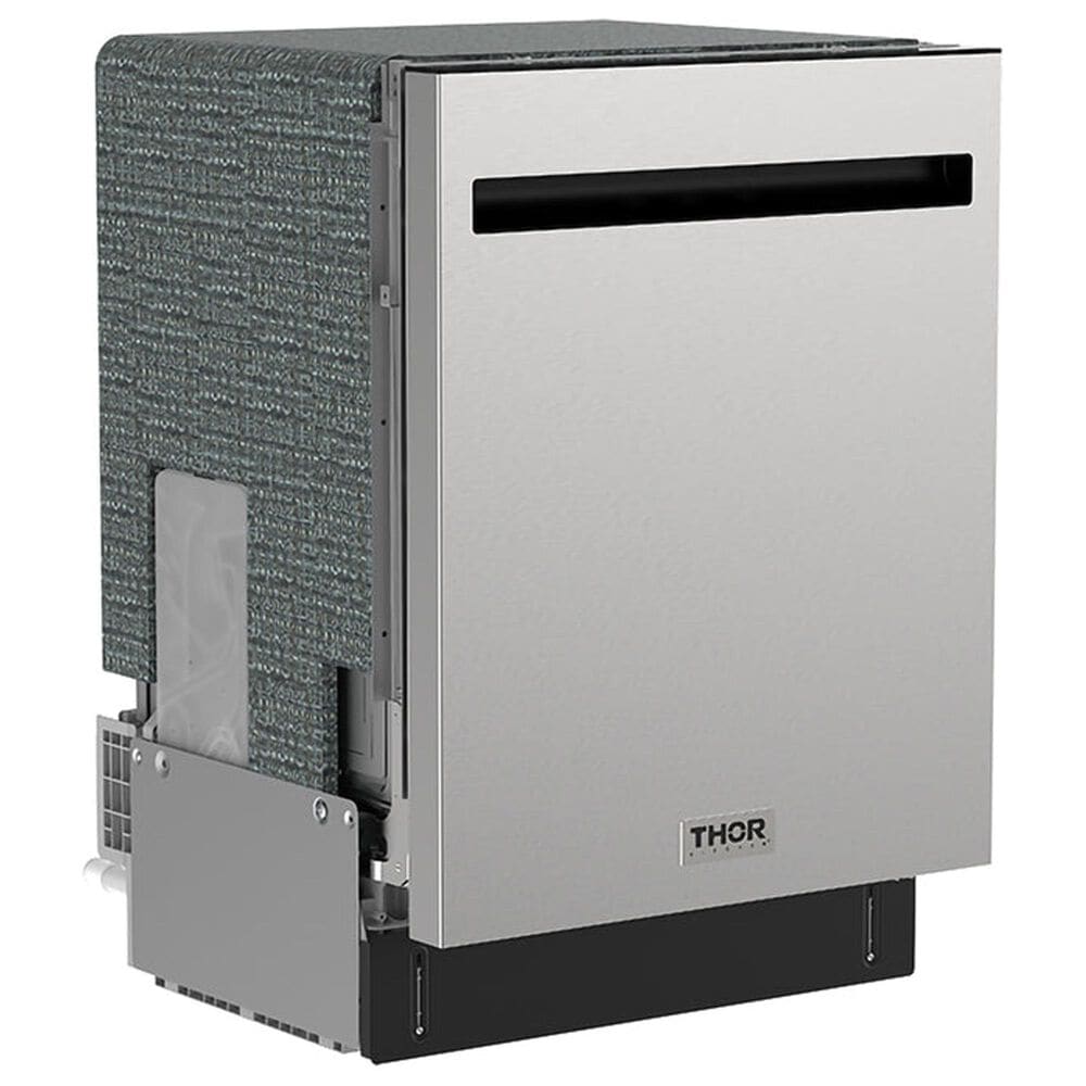 Thor Kitchen 24" Built-In Top Control Dishwasher with Pocket Handle in Stainless Steel, , large
