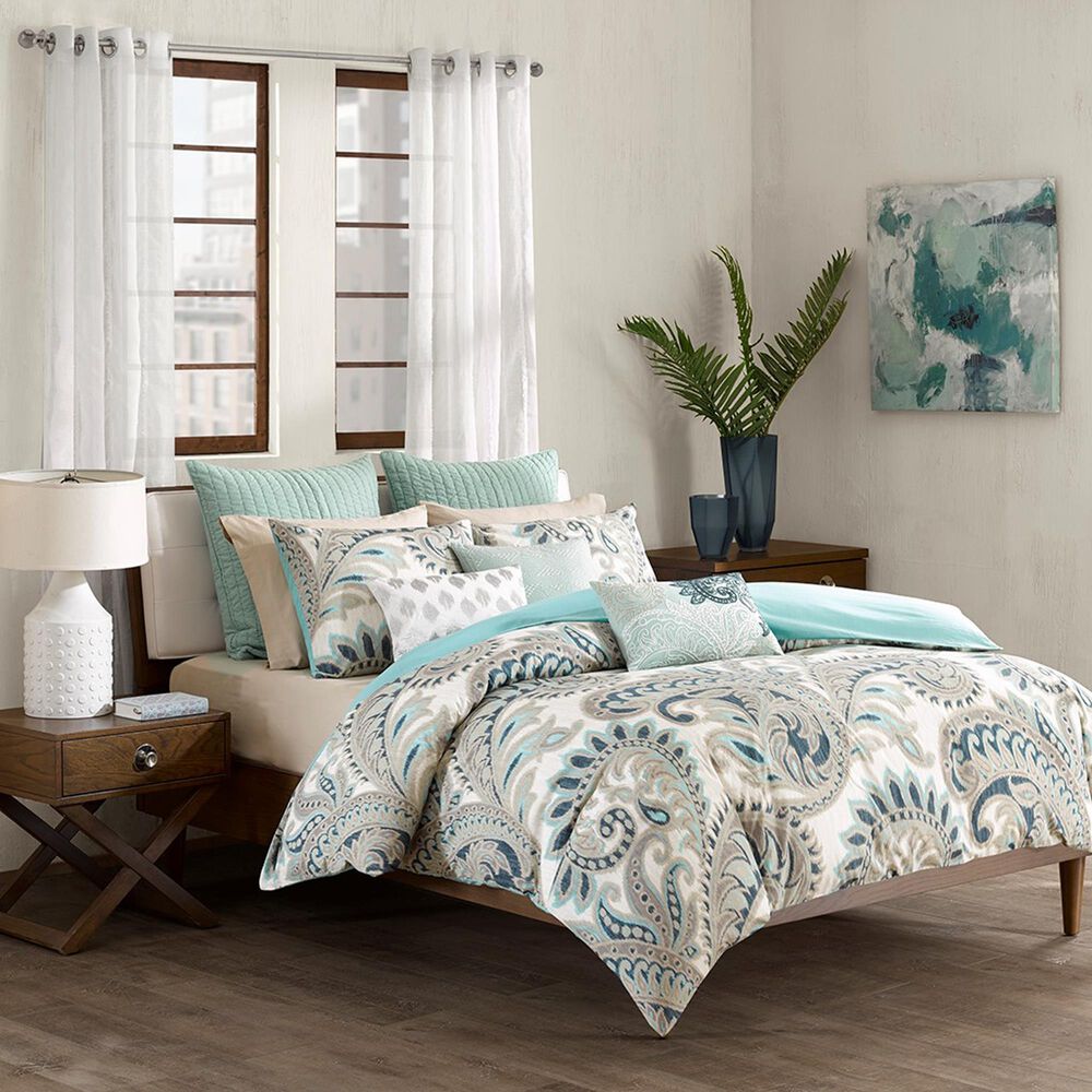 Hampton Park Kiran 12&quot; x 18&quot; Pillow in Blue, , large