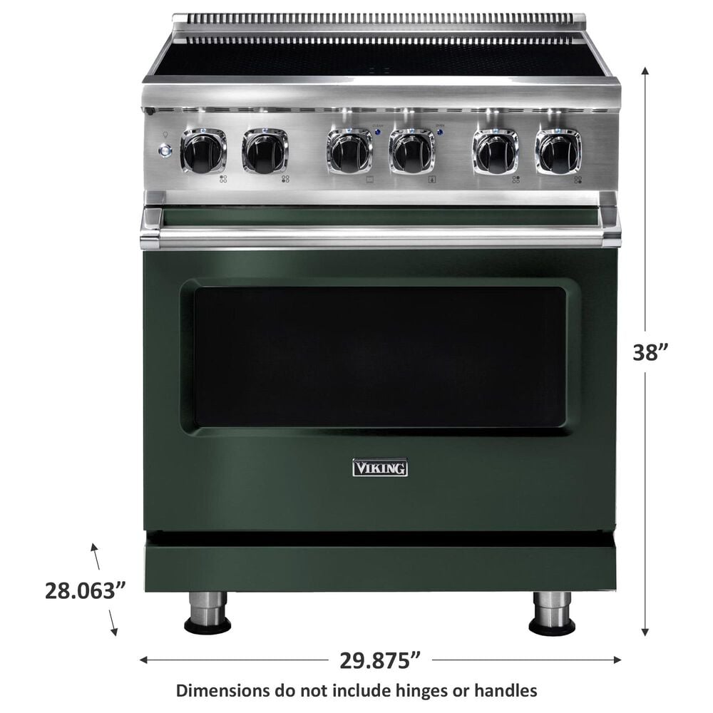 Viking Range 30&quot; Induction Range with 4 Elements in Blackforest Green, , large