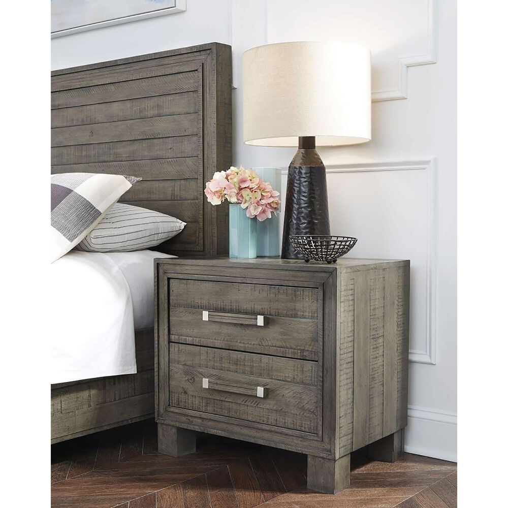 Urban Home William 2 Drawer Nightstand in Dusty Dawn Nebraska