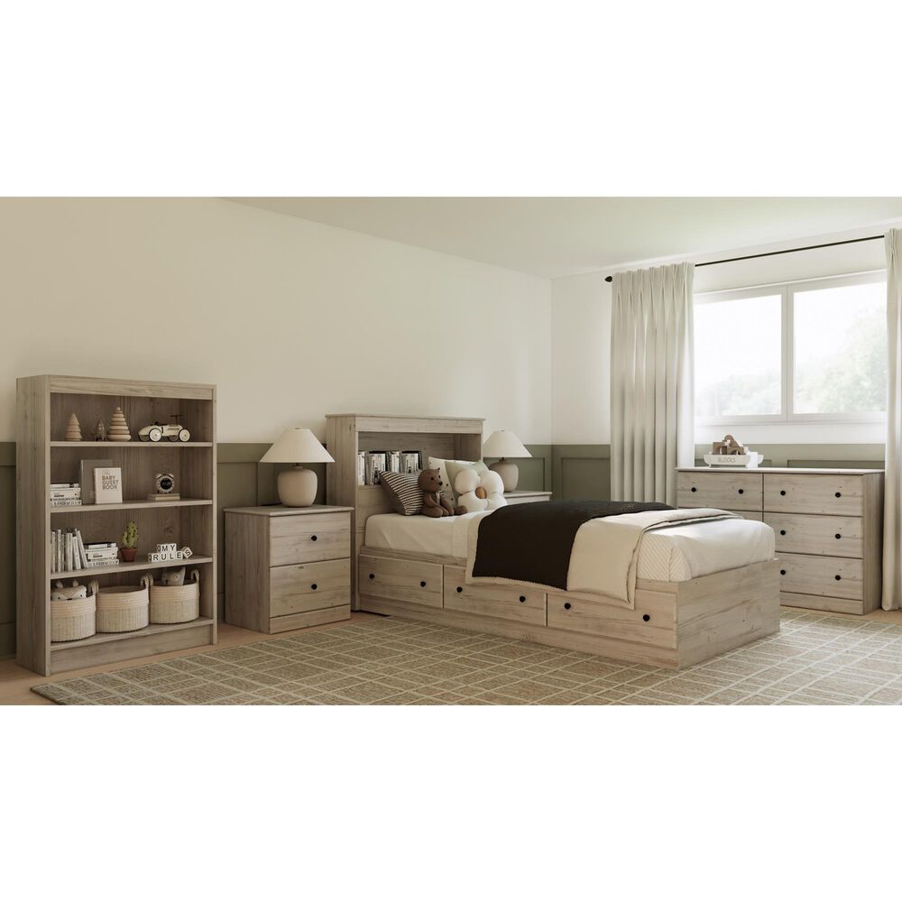 Lemoore Essentials 2-Drawer Nightstand in Frosted Pine, , large