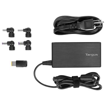 Targus 90W AC Semi-Slim Universal Laptop Charger in Black, , large
