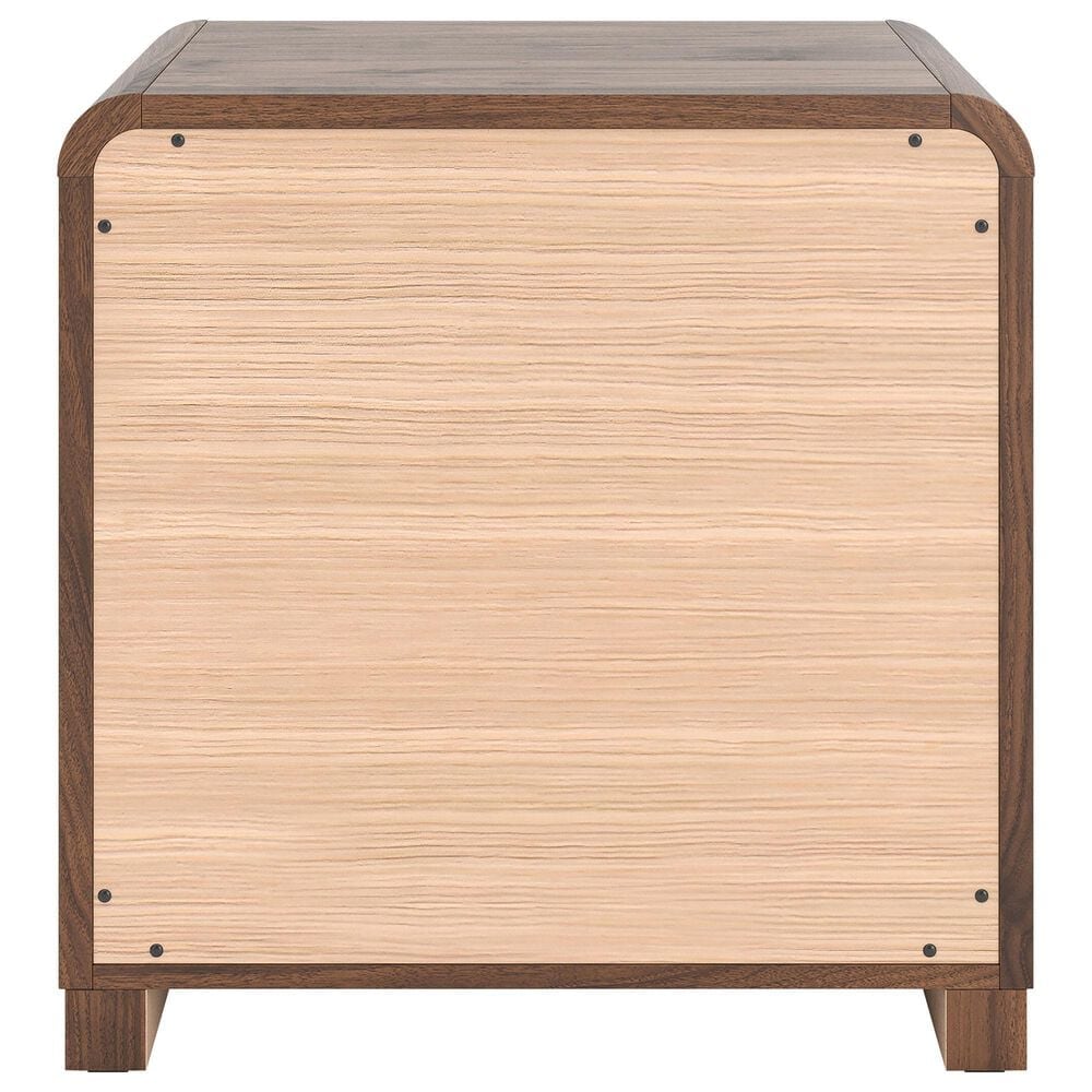 Ashley Fortlorn 5-Piece King Bedroom Set in Walnut Brown with LED Light, , large