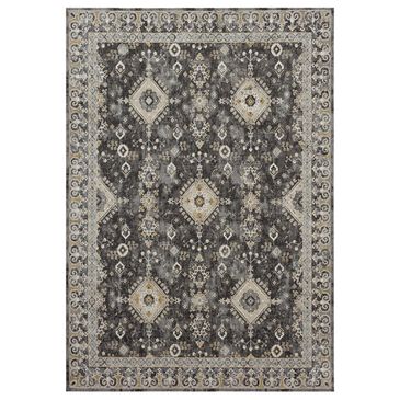 Karastan Windemere 5" x 7"6" Anthracite Area Rug, , large