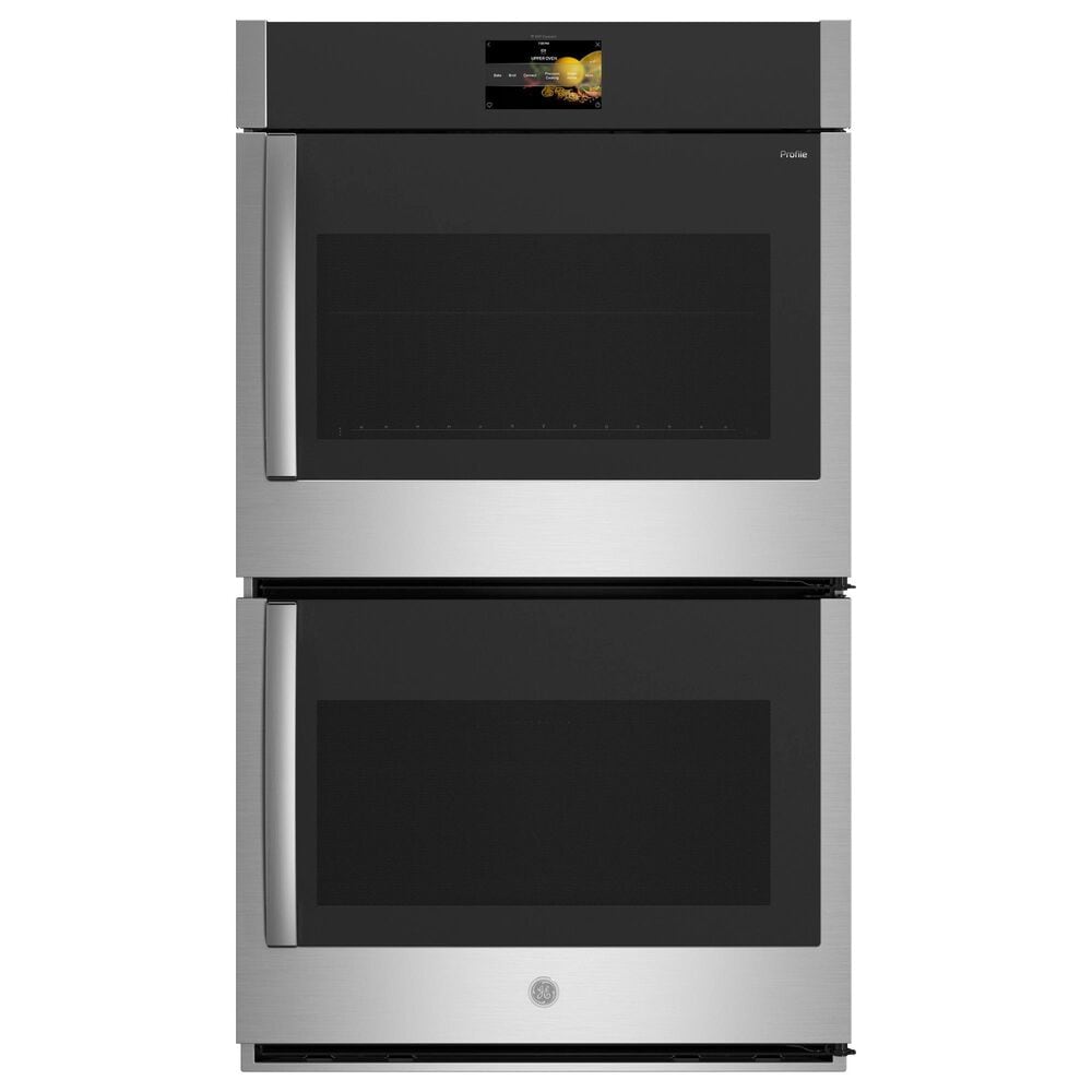 GE Profile 30" Double Wall Oven with Right-Hand Side-Swing Doors in Stainless Steel, , large