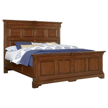 Viceray Collections Heritage Mansion King Panel Bed in Amish Cherry, , large