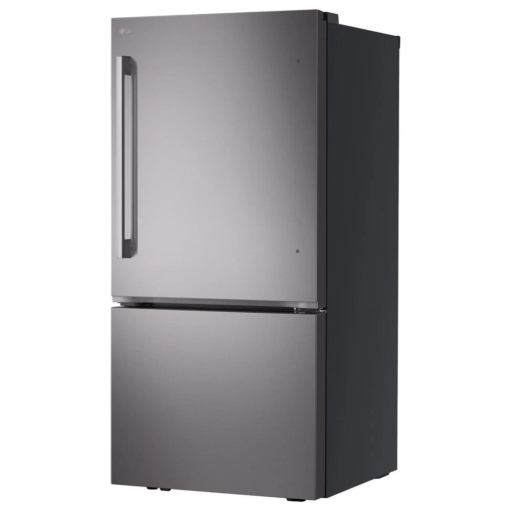 LG 26 Cu. Ft. Bottom Freezer Refrigerator in Black Stainless Steel, , large