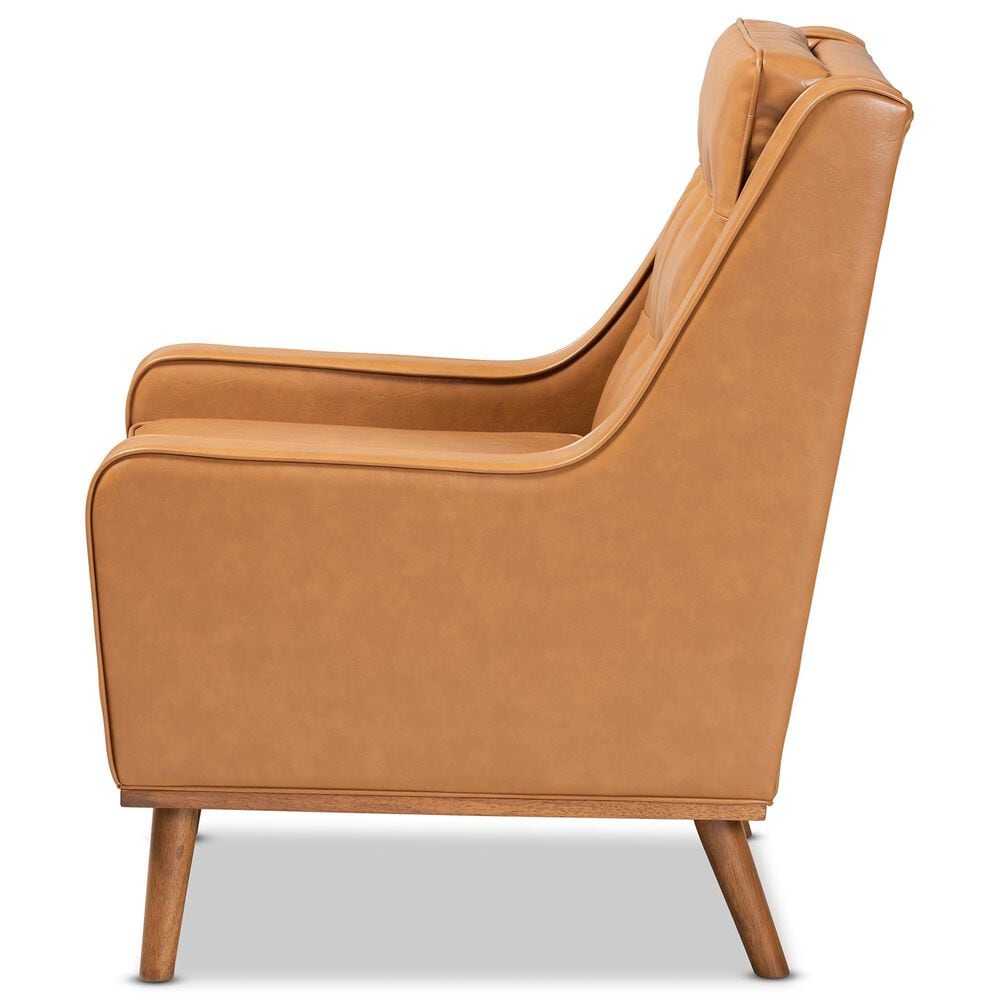 Baxton Studio Daley Arm Chair in Tan, , large