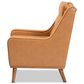 Baxton Studio Daley Arm Chair in Tan, , large