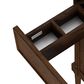 James Martin Kinnsden 36" Single Bathroom Vanity in Sable Oak with 3 cm Parisien Bleu Silestone Top and Rectangular Sink, , large