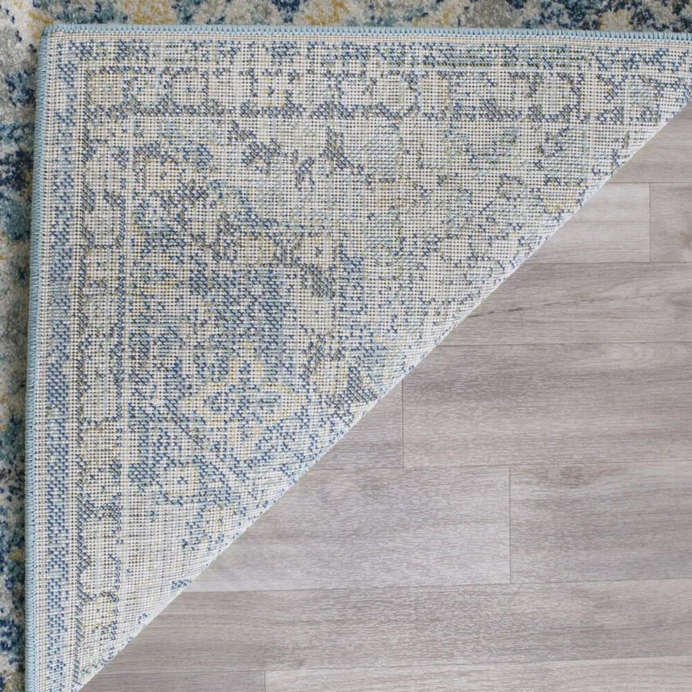 Safavieh Evoke EVK274C 10&#39; x 14&#39; Light Blue and Ivory Area Rug, , large