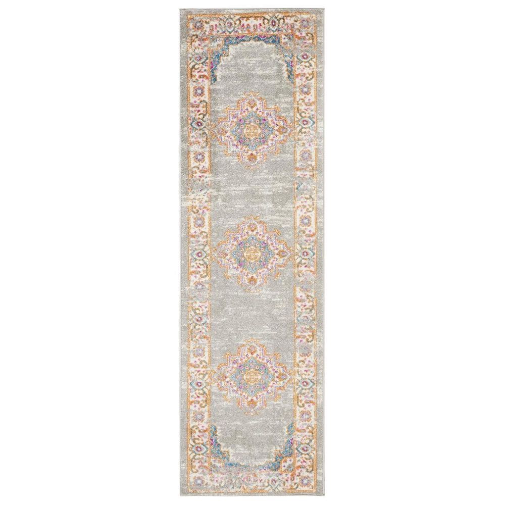 Nourison Passion PSN03 2"2" x 7"6" Grey Runner, , large