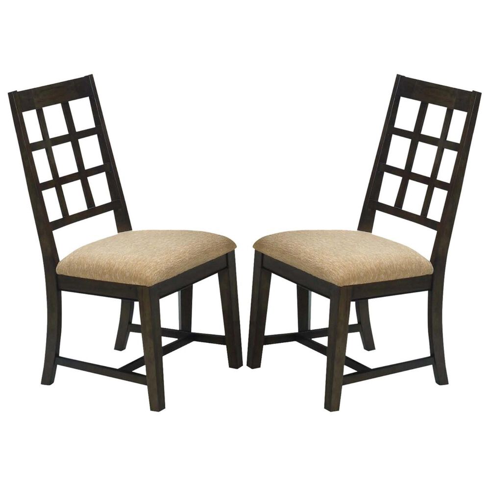 Tiddal Home Casual Traditions Side Chairs in Walnut (Set of 2), , large