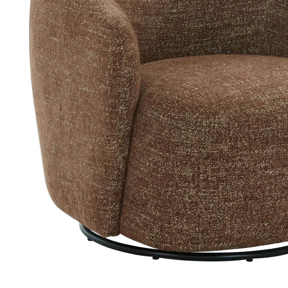 Safavieh Peitra Accent Chair in Dark Brown, , large