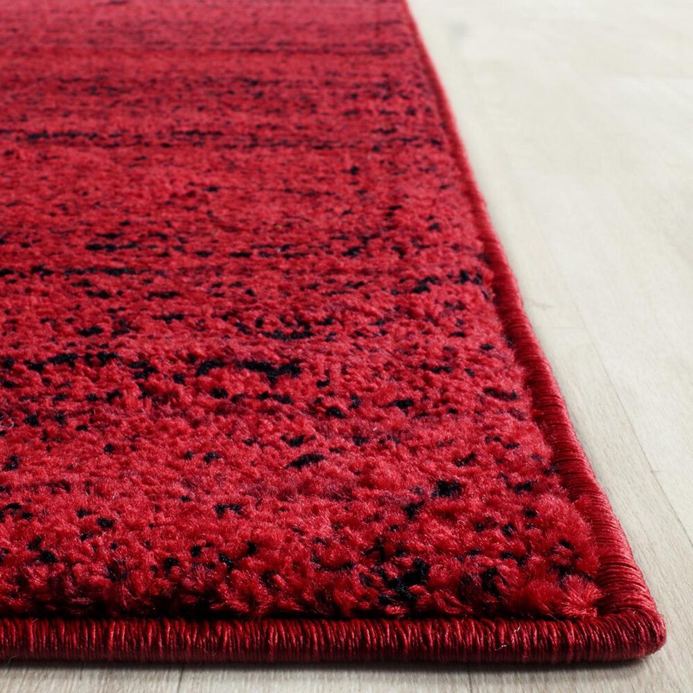 Safavieh Adirondack ADR117F-218 2'6" x 18' Red/Black Runner, , large