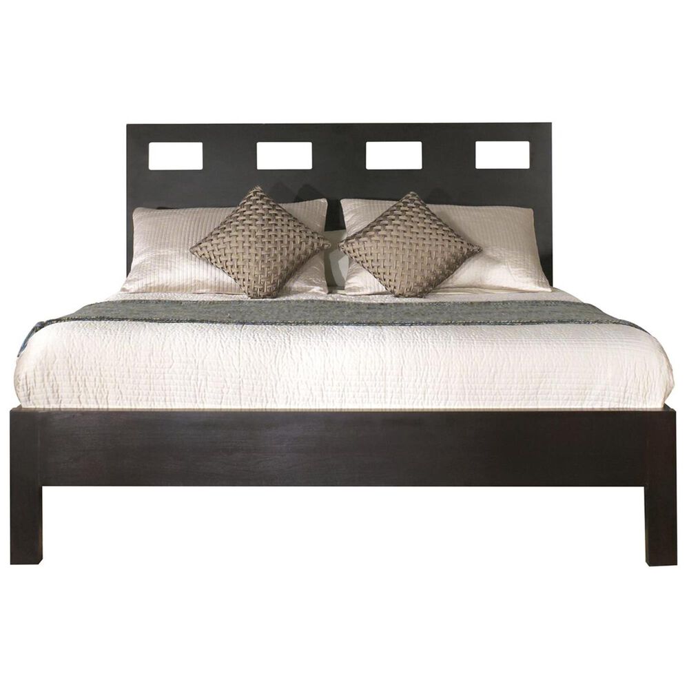 Living Essentials Nevis King Platform Bed in Espresso, , large