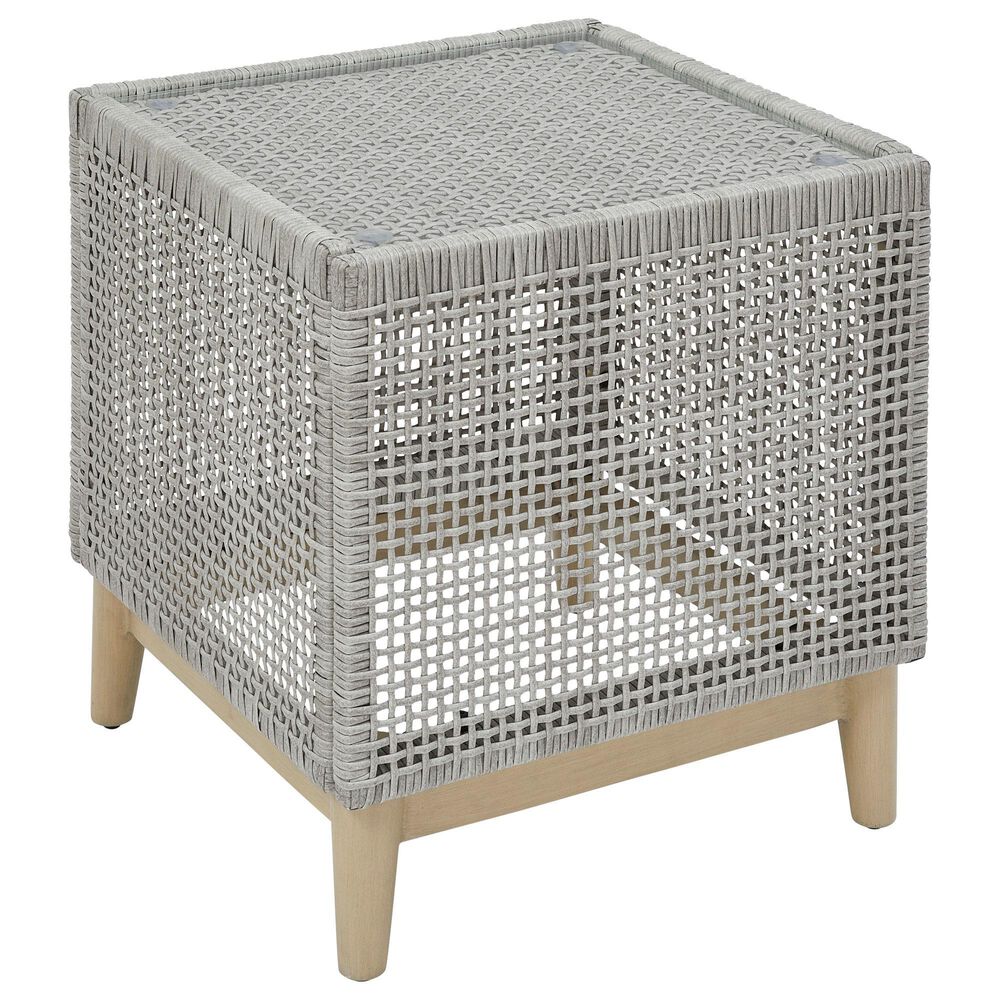 Ashley Seton Creek Patio Square End Table in Gray, , large