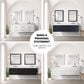Lexora Home Castor 72" Double Bathroom Vanity in Blue with 2 cm White Quartz Top and Rectangular Sinks, , large