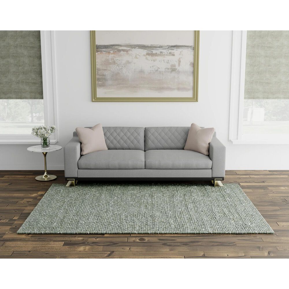 Kas Oriental Rugs Pave Cornerstone 9&#39; x 13&#39; Ivory and Grey Area Rug, , large