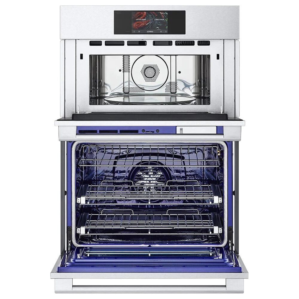 LG Studio 30" Combination Double Electric Wall Oven with Convection in Stainless Steel, , large