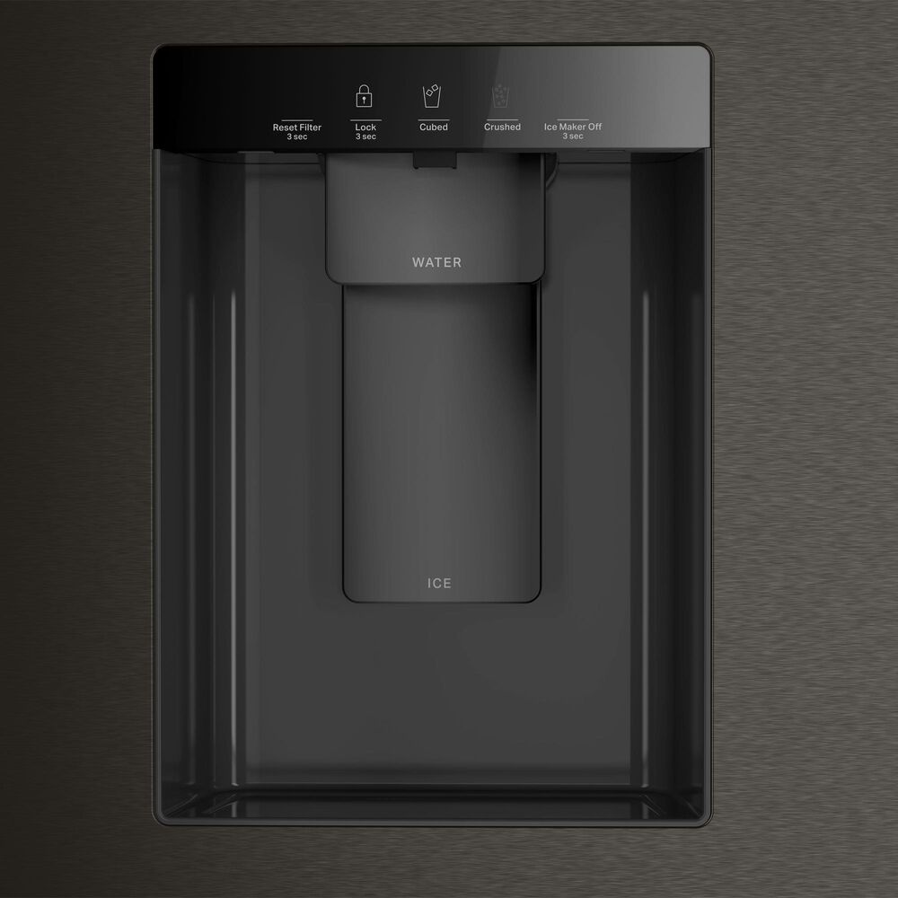 Whirlpool WRMF3536 29 Cu. Ft. French Door Refrigerator in Fingerprint-Resistant Black Stainless Steel, , large