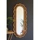 Kalalou Rattan Squiggle Oval Mirror in Natural, , large