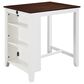 HOMLUX Counter Height Dining Table in White - Table Only, , large