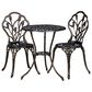Hearth and Haven Nassau 3-Piece Bistro Set in Copper, , large