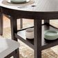 Ashley Langwest 5-Piece Round Dining Set in Cherry Brown, , large
