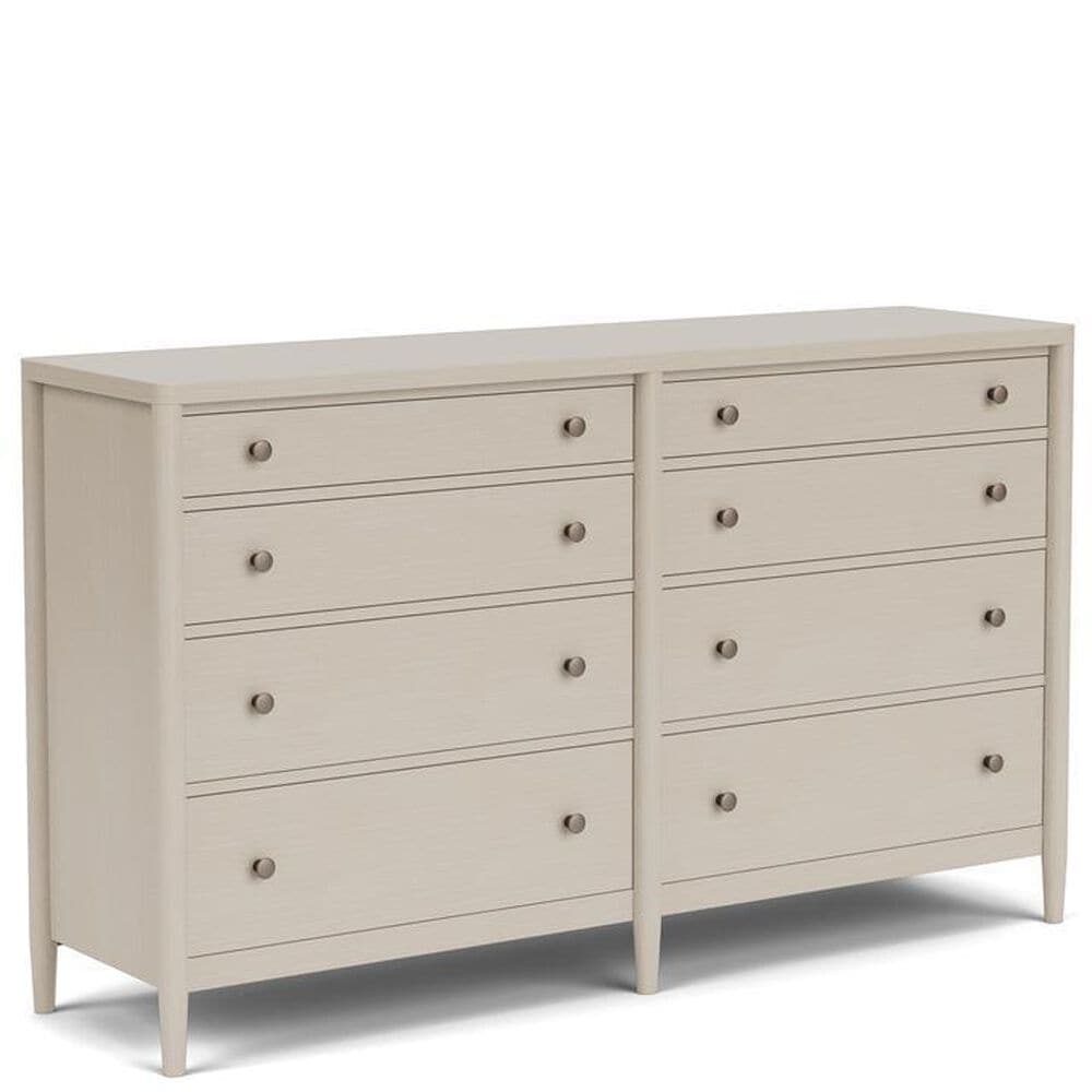 Riverside Furniture Laguna 8 Drawer Dresser and Mirror in Drift, , large