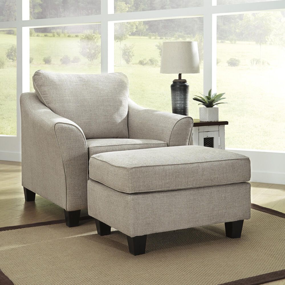 Ashley Abney Ottoman in Driftwood, , large