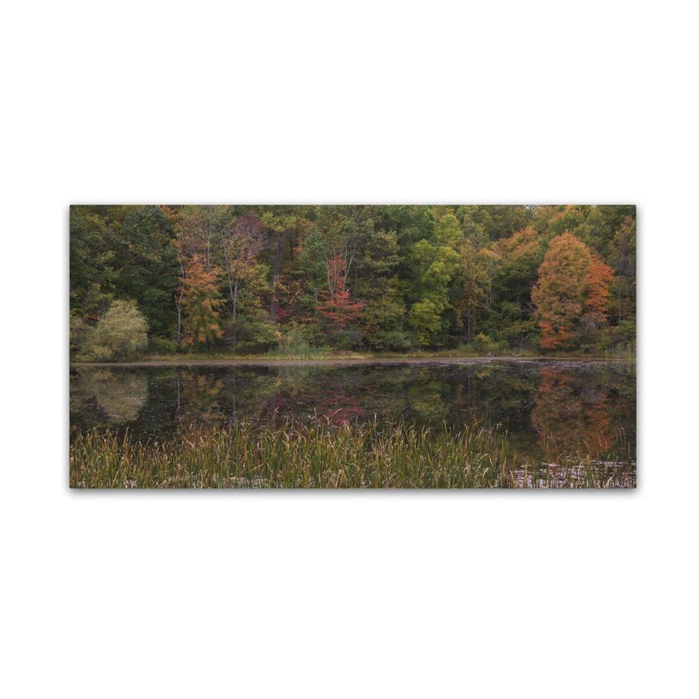 Timberlake 24" x 47" October on the Pond Canvas Art, , large