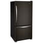 Whirlpool 22.1 Cu. Ft. Bottom Freezer Refrigerator in Black Stainless, , large