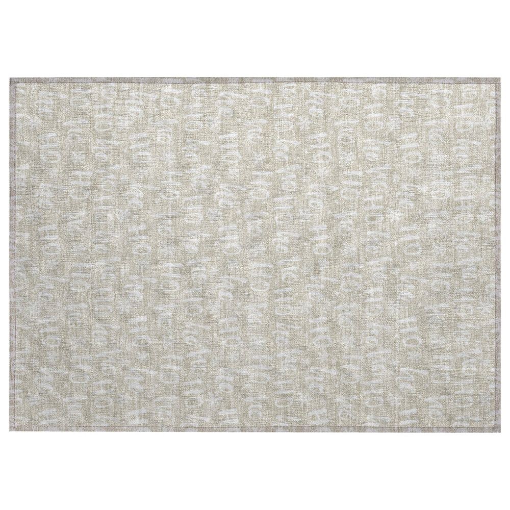 Dalyn Rug Company Wonderland WN22 2"6" x 3"10" Beige Indoor/Outdoor Area Rug, , large