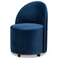 Baxton Studio Bethel Accent Chair in Navy Blue, , large