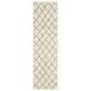 Safavieh Dallas Shag SGD258F-26 2"3" x 6" Ivory/Grey Runner, , large
