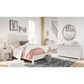Ashley Paxberry 16" 1-Drawer Nightstand in Whitewash, , large