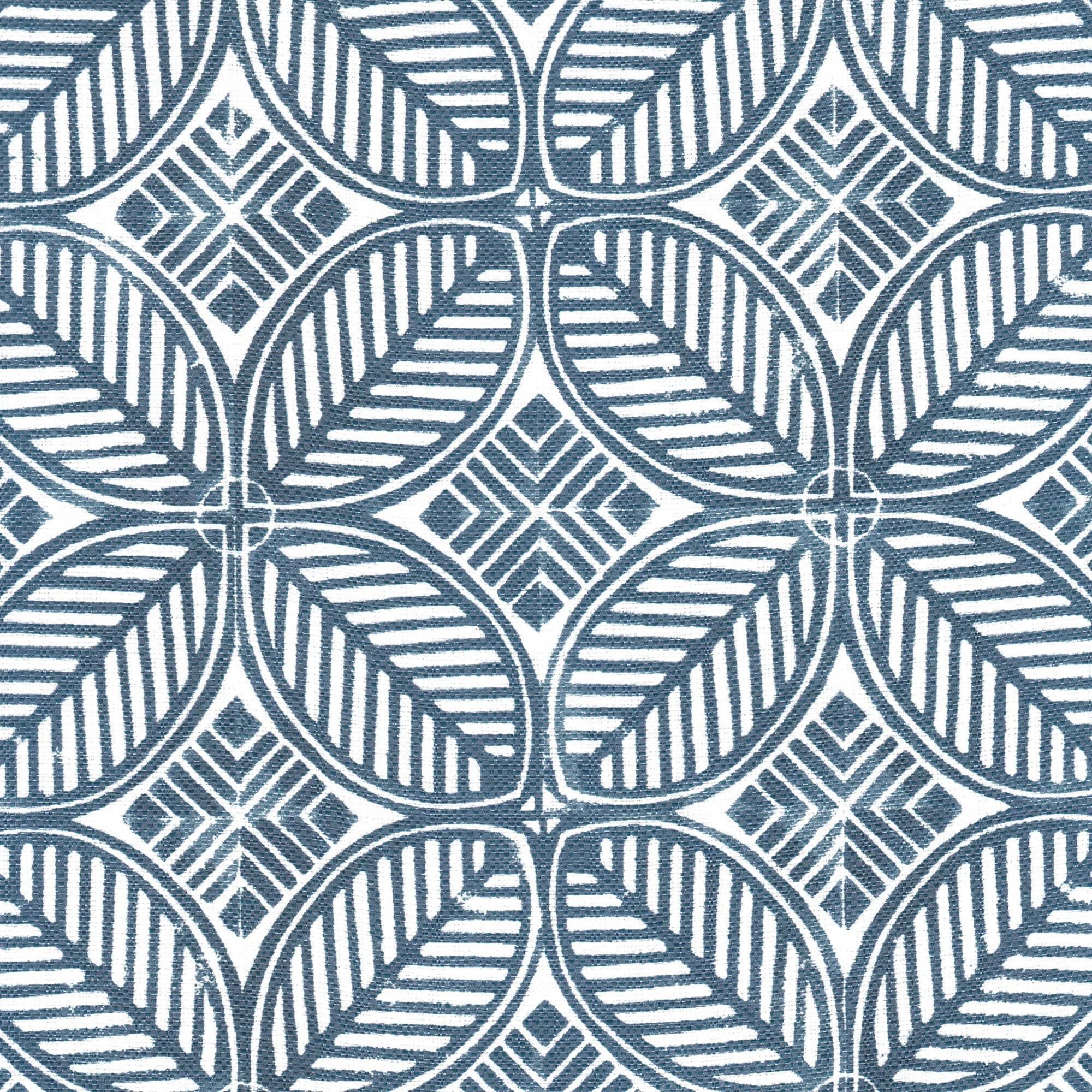 Kinfine Square Storage Ottoman in Indigo NFM