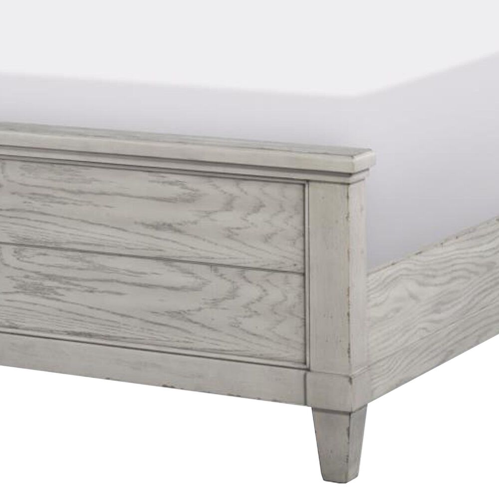 Legacy Classic Belhaven Queen Upholstered Panel Bed in Weathered Plank, , large