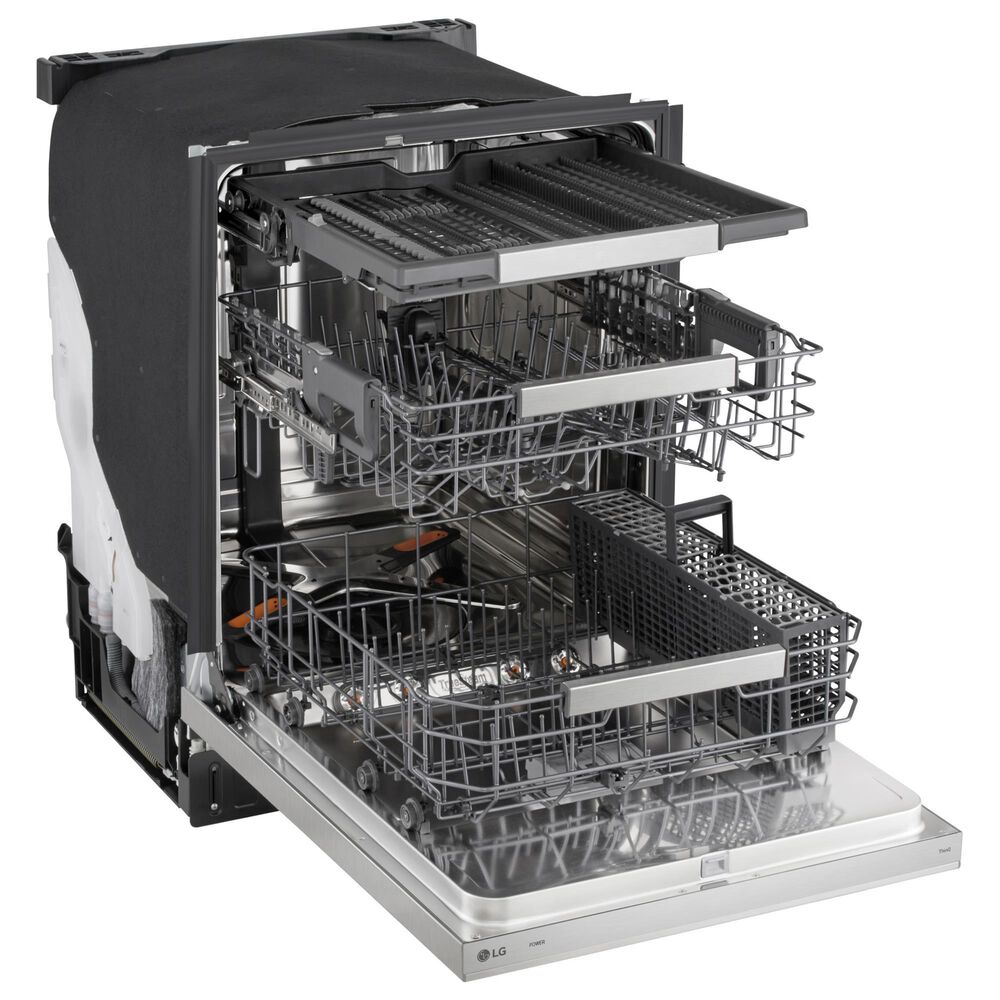 LG 24" Built-In Pocket Handle Dishwasher with 3rd Rack in PrintProof Stainless Steel, , large