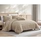 Hallmart Collectibles Bubble 4-Piece King Comforter Set in Tan, , large
