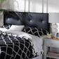 Baxton Studio Dalini Queen Panel Headboard in Black, , large