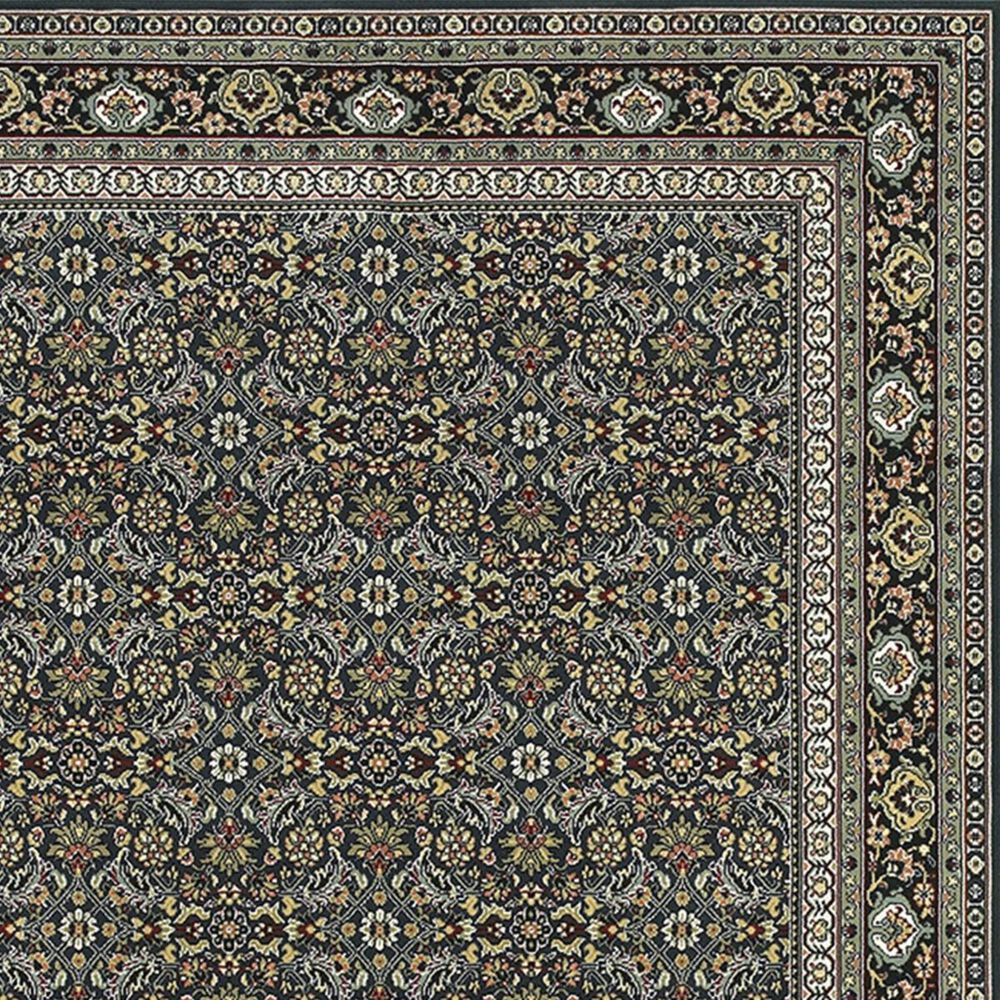 Oriental Weavers Kashan 180L1 3&#39;10&quot; x 5&#39;5&quot; Navy Area Rug, , large