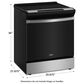 Whirlpool 6.4 Cu. Ft. Induction Range with No Preheat Air Fry in Fingerprint Resistant Stainless Steel, , large