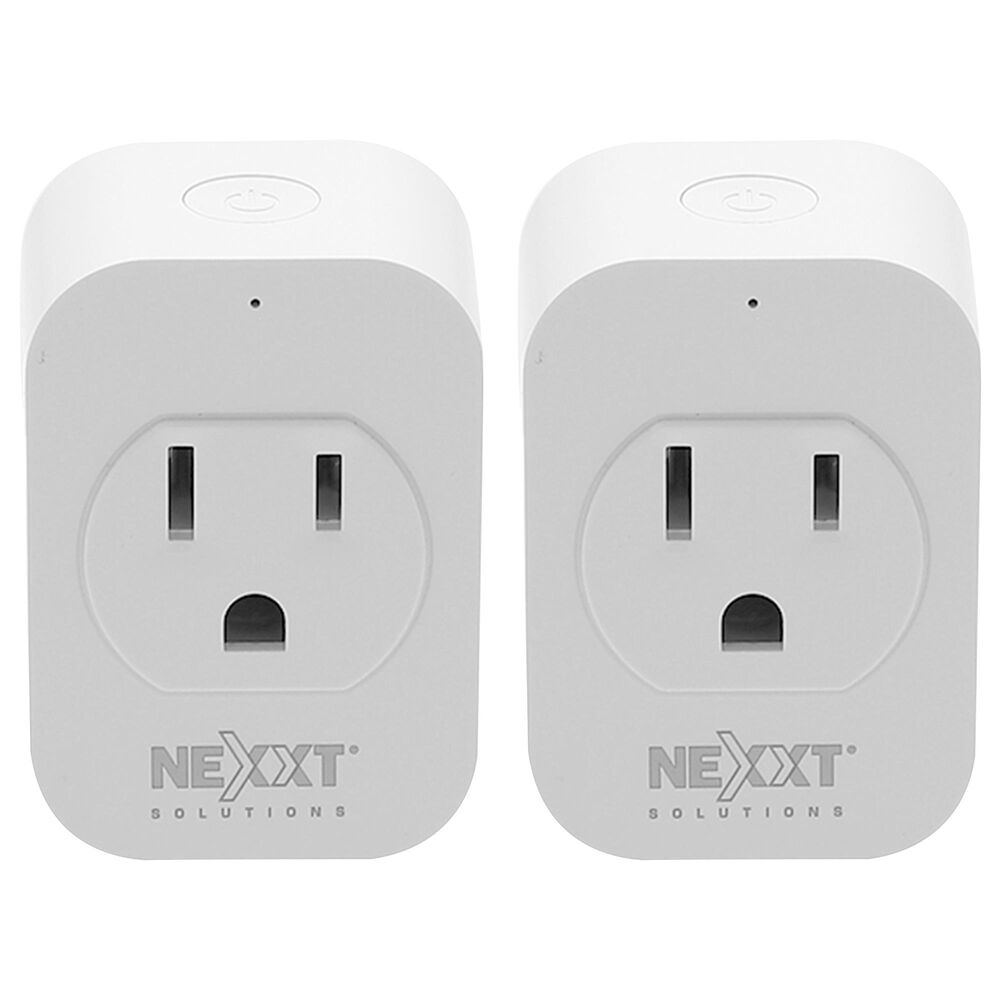 Nexxt Smart Electric Plug in White - Set of 2, , large