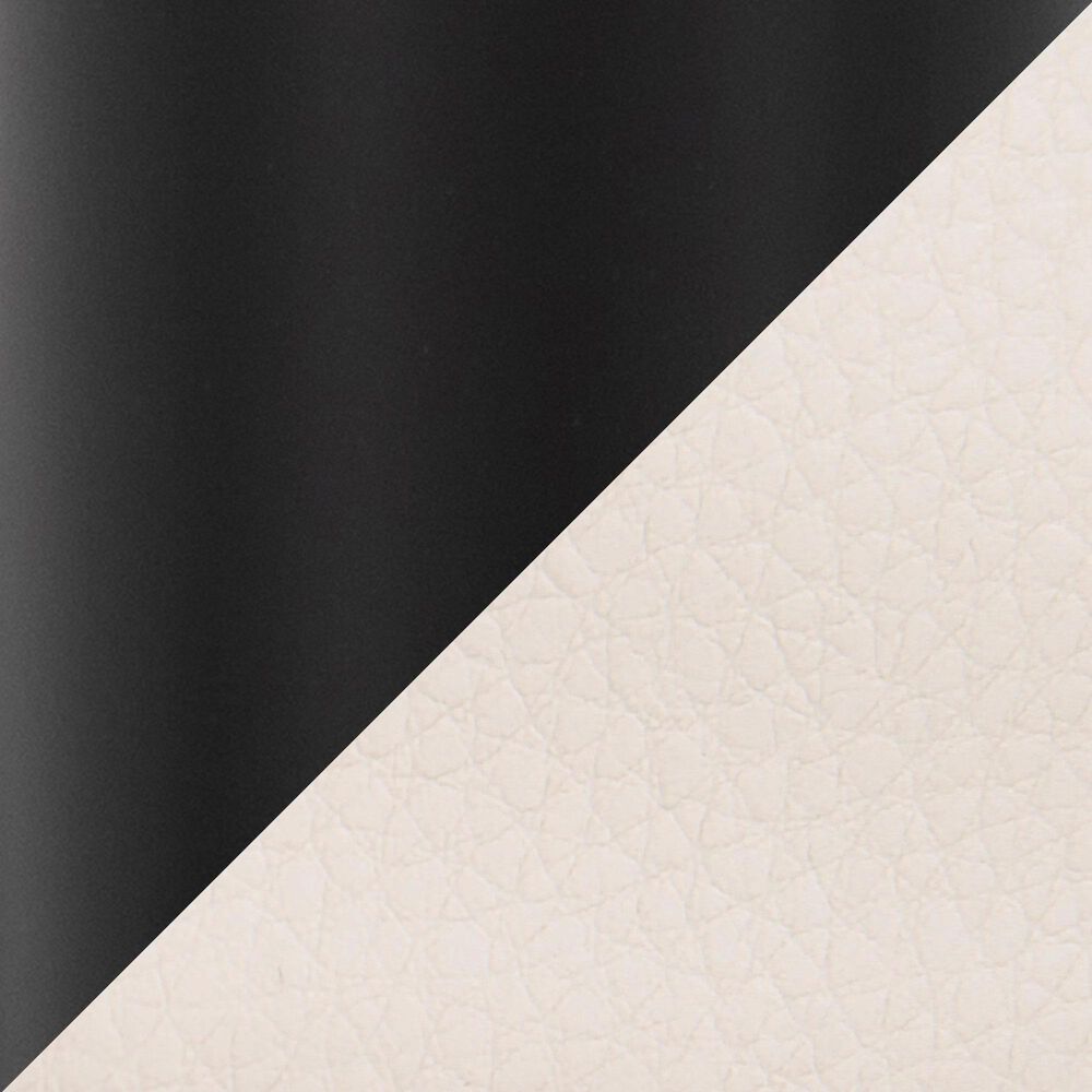 Lumisource Fabrico Office Chair with Cream Cushion in Black, , large