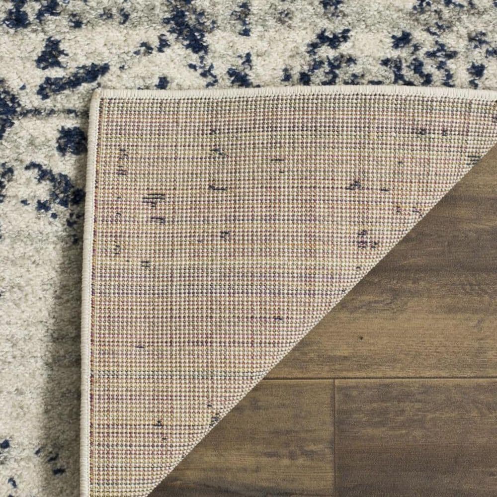 Safavieh Madison MAD603D 2&#39;3&quot; x 16&#39; Cream and Navy Runner, , large