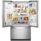 Whirlpool 27 Cu. Ft. 36" Wide French Door Refrigerator in Stainless Steel, , large